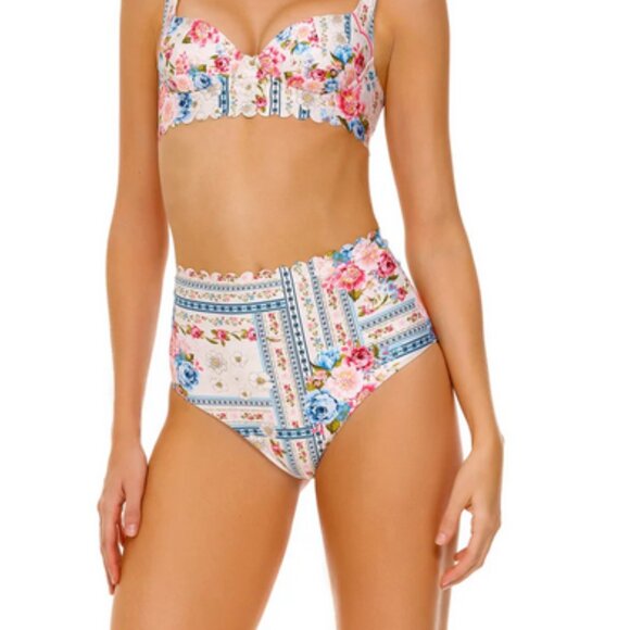 AGUA BENDITA Women's Alicia Meraki Bikini Bottom Size S In Multicolor - Picture 1 of 10